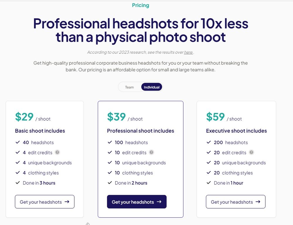 Headshotpro-price