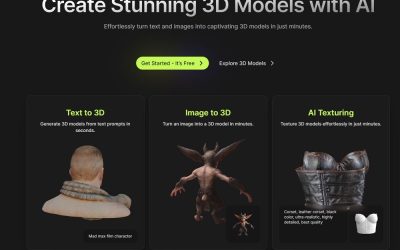 Meshy AI Reviews: Free AI 3D Model Generator